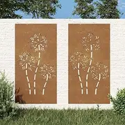 Patio Decorations 41.3"x21.7" Steel Design -4487