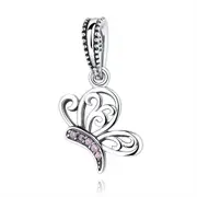 Sterling Silver Butterfly Hypoallergenic Dangle Charm