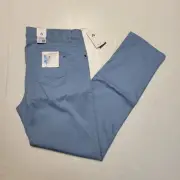 BRAX Chuck 40x34 Blue 5 Pocket Men's JEANS HI-FLEX LIGHT Eco Yarn Chino Pants