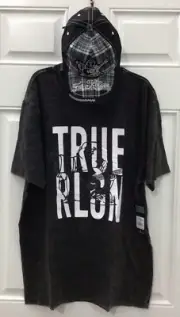 True religion BUDDHA TEE Size XL With True religion Baseball Cap.