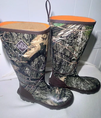 Original MUCK BOOT Co. Men's Sz 9.0 MUDDER , MOSSY OAK DNA Waterproof - NEW Tags