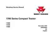 Repair Manual For Massey Ferguson 1726E, 1734E, 1739E Tractors Get it Today
