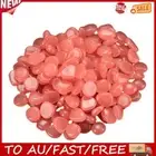 100Pcs Reusable Glow In The Dark Pebbles for Outdoor Landscaping (Orange)