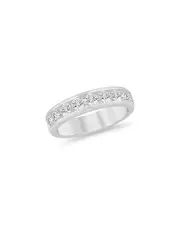 Bloomingdale's Fine Collection Diamond Channel Set Band Ring in 14K White Gold, 1.50 tcw