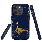 For iPhone 15 Pro Max Case, Shielding Cover, Scorpio Drawing