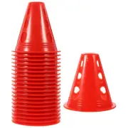 40pcs Roller Skating Piles Cones Skating Small Road Blocks Skating Marker Cones
