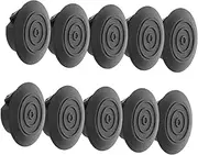 NOLITOY 10pcs Side Skirt Decorative Cars Automotive Drain Plugs Cover Car Trim Insert Floor Drain Cover Side Skirt Trim Clip Mud Skirt Clip Retainer Car Drain Stopper Black Plastic