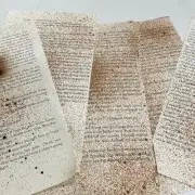 Book Pages Walnut Stained for Crafting Junk Journals - Set of 10 Unique Pages