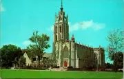Bloomfield MI Kirk in the Hills Scotland's Melrose Abbey Postcard Unused (17004)