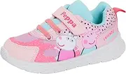 [Peppa Pig] Sports Trainers Girls Easy Touch Fasten Plimsolls Kids Sneakers Shoes