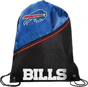 FOCO - NFL High End Diagonal Zippered Drawstring Backpack Gym Bag
