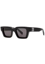 Off-white Virgil Rectangle-frame Sunglasses - Black ONE SIZE