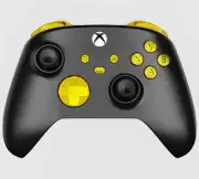 Black/Gold Xbox One S / X Custom UN-MODDED Controller Unique Design