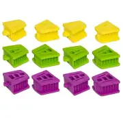 Assorted Sizes Autoclave Mouth Silicone Props Bite Blocks Dental (Bag of 12)