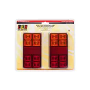 LED Autolamps 12V LED Lights Stop/Tail/Indicator w/ Reflector