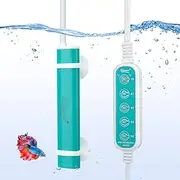 hygger Mini Aquarium Heater, Submersible Betta Aquarium Heaters with External Controller Digital Display, Aquarium Heater Turtle Suitable for Small Aquariums (15W)
