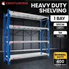 400kg 1.0m GARAGE WAREHOUSE STORAGE SHELVING STEEL TOOL RACKING OFFICE SHELVES