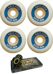 Spitfire Wheels Formula Four Lock Ins Skateboard Wheels - 57mm 99a + bearings