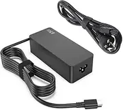 65W USB-C Laptop Charger Adapter for Lenovo Yoga Chromebook Series, ThinkPad T480, C930-13, S730-13, X1 Carbon - With AU Power Cord