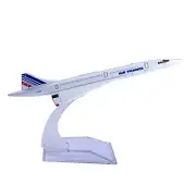 Model Plane Air France F-BVFB Concorde Model Airplane Metal Plane Die-cast Al...