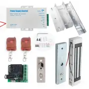 Door Access Control System, Electric Magnetic Lock, 2 Wireless Remote Controls