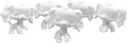 5pcs Cocker Spaniel Dog White Base for Pet Shop Custom DIY Paint Design Your Pet