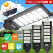 Solar Street Light Outdoor 10000000000LM High Brightness Dusk to Dawn for Garden