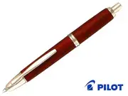 Pilot FC-25SK-DR-EF Deep Red Wooden Penholder Capless Fountain Pen(Extra Fine).