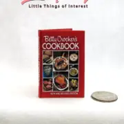 1:6 Scale BETTY CROCKER'S COOKBOOK Miniature Color Illustrated Readable Book