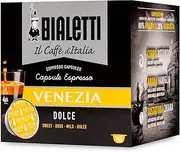 Bialetti - Venezia Pods Compatible with Bialetti Espresso Machine (Box 16 Capsules)