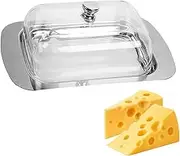 Butter Dish with Lid - Coast Butter Container | Non-Slip Butter Dish with Lid for Countertop, Non-Slip Storage for West/East Coast Butter, Butter Container for Fridge and Butter on