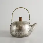 日本茶壺 折燕 ORI-EN 古董銀 不鏽鋼急須 0.5L 泡茶壺 日本製 原裝進口 福介商店