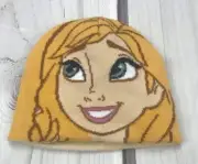 Elsa & Anna Reversible Beanie Disney Frozen Knit Cap Hat Youth One Size