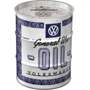 VW General Oil Barrel Money Box Nostalgic Art