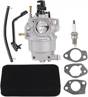 GP6500 Carburetor for Generac GP5500 GP6500 GP6500E GP7500E 389cc 8125W 13HP 14HP 15HP 16HP 188F 190F Portable Generator with Air Filter Tune Up Kit