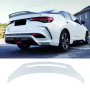 For Nissan Sentra 2020-2023 2024 White GT Style Rear Trunk Spoiler Wing Flap Bar (for: Nissan)