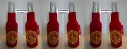6-FIRE DEPARTMENT Dept Fighter Beer Soda Water BOTTLE Wrap Cooler Jacket KOOZIE