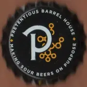 USA Plastic Lined Beer Crown Bottle Cap: Pretentious Brewing