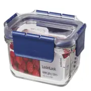 LocknLock Top Class Glass with Tritan Lid Rectangular - 630ml