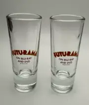 Futurama Double Shot Glass *NEW* Quantity 2
