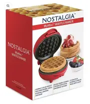 nostalgia my mini waffle maker