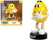 Yellow M&M's 5.25" Diecast Figurine "Metalfigs" Series By Jada