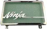Compatible With ZX250R ZX300R Ninja EX 250 300 Motorcycle Stainless Steel Radiator Grille Guard Cover Protector ZX250R 08-12 (Size : Green Ninja 250 300)