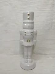 New! Nutcracker Christmas Ceramic Holiday Shelf Sitter Table Decor Figurine G