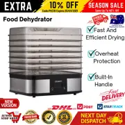 Devanti Food Dehydrators Commercial Fruit Dehydrator Beef Jerky Maker 7 Trays