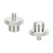 2Pcs Laser Level Tripod Adapter Stand with 5/8"-11 Male to 1/4"-20 Male Thread