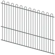 ProtectorAl 1201-2400W x 1800H Monument Loop Top Pool Fence Panel Raked Up to 15º