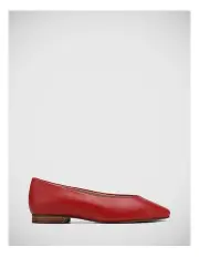 [Wittner] Angela Leather Flat in Red