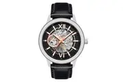 Earnshaw Black Leather Men's Automatic Watch - ES-8140-03