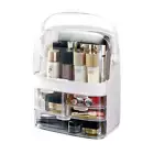 NNEAGS 3 Tier White Countertop Makeup Cosmetic Storage Organiser Skincare Holder